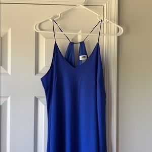 Blue maxi dress